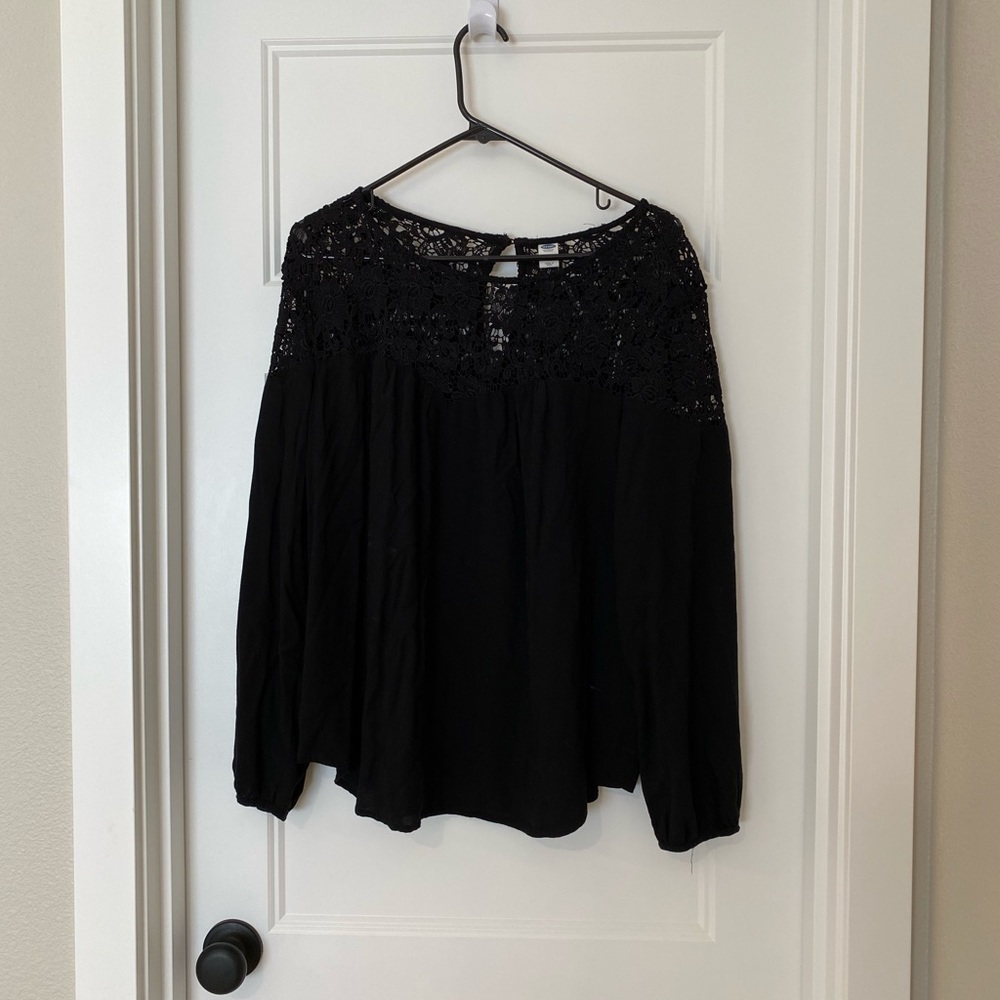 Black Lace Top